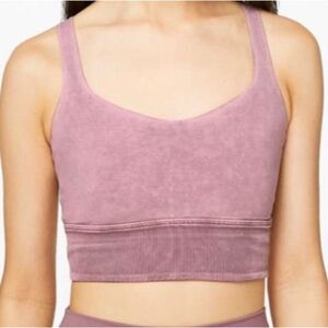 Lululemon Free To Be Bra *Long Line Rib Snow Wash
Washed Antoinette Size 6